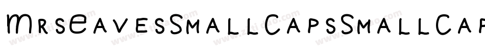 MrsEavesSmallCapsSmallCaps字体转换