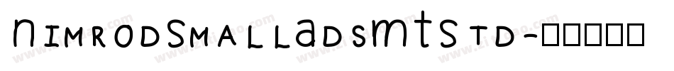 NimrodSmallAdsMTStd字体转换