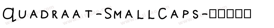 Quadraat-SmallCaps字体转换