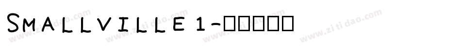 Smallville1字体转换