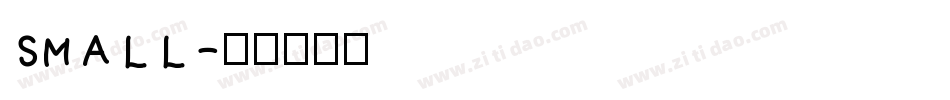 small字体转换