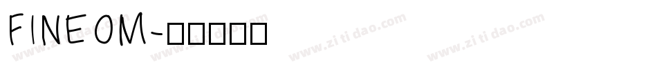 FINEOM字体转换