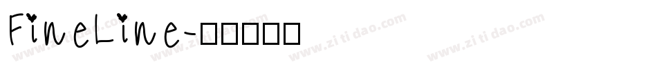 FineLine字体转换
