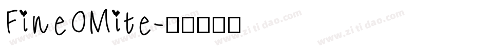 FineOMite字体转换