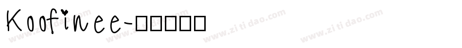 Koofinee字体转换