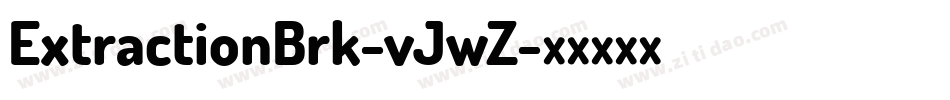 ExtractionBrk-vJwZ字体转换