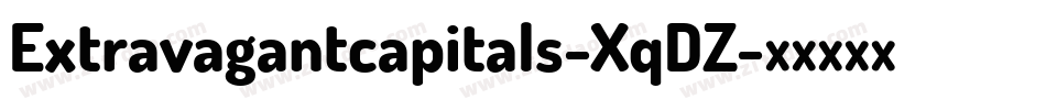 Extravagantcapitals-XqDZ字体转换