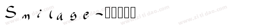 Smilage字体转换