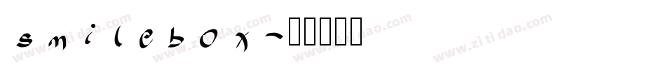 smilebox字体转换