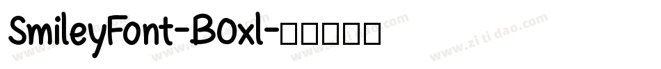 SmileyFont-B0xl字体转换