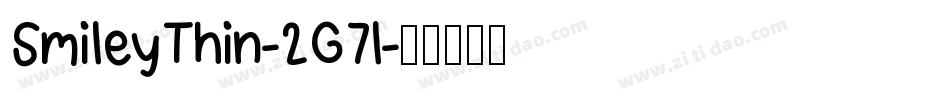 SmileyThin-2G7l字体转换