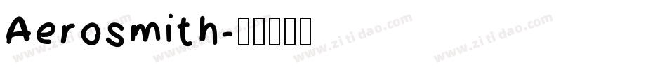 Aerosmith字体转换