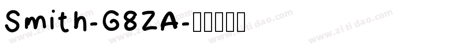 Smith-G8ZA字体转换