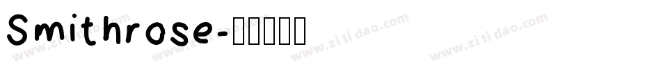 Smithrose字体转换