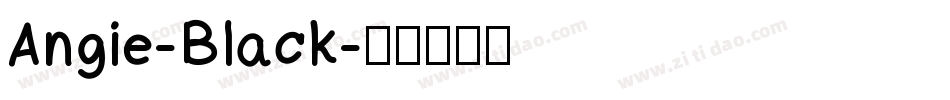 Angie-Black字体转换