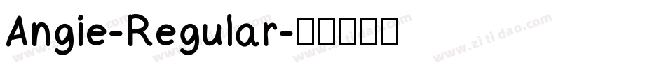 Angie-Regular字体转换