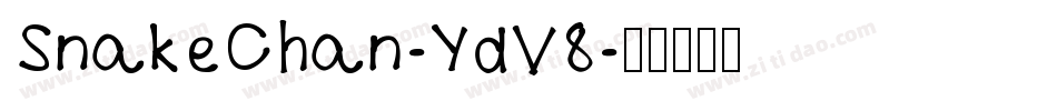 SnakeChan-YdV8字体转换