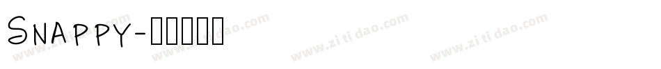 Snappy字体转换