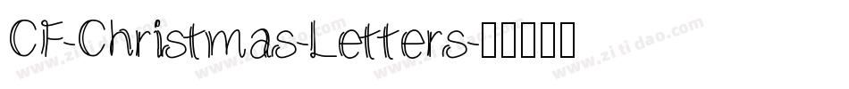 CF-Christmas-Letters字体转换