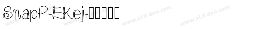 SnapP-EKej字体转换