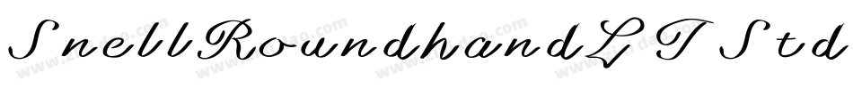 SnellRoundhandLTStd-字体转换