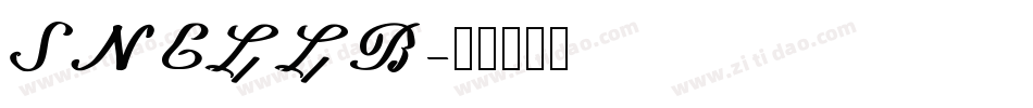 SNELLB字体转换