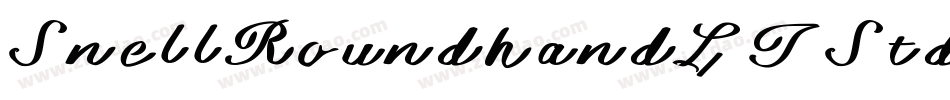 SnellRoundhandLTStd-BdScr字体转换