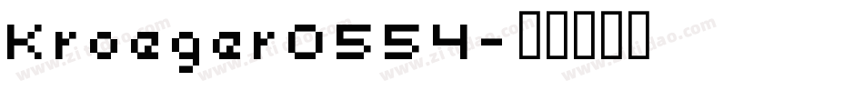 Kroeger0554字体转换