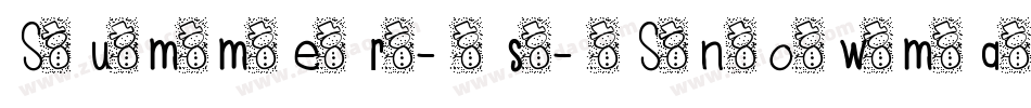 Summer-s-Snowman字体转换