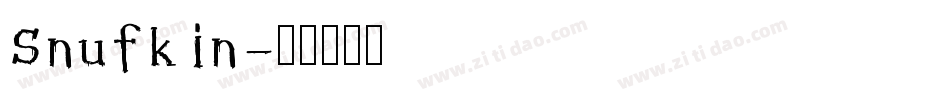 Snufkin字体转换