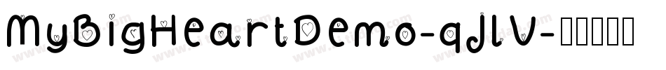 MyBigHeartDemo-qJlV字体转换