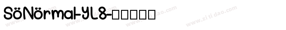 SoNormal-YL8字体转换