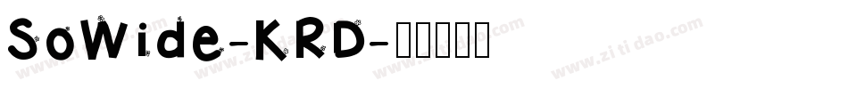 SoWide-KRD字体转换