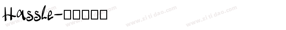 Hassle字体转换