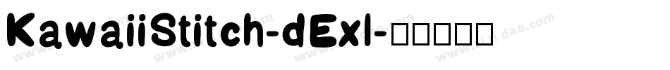 KawaiiStitch-dExl字体转换