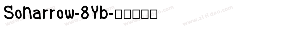 SoNarrow-8YB字体转换