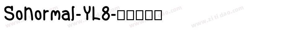 SoNormal-YL8字体转换
