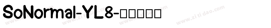 SoNormal-YL8字体转换