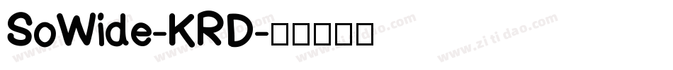 SoWide-KRD字体转换