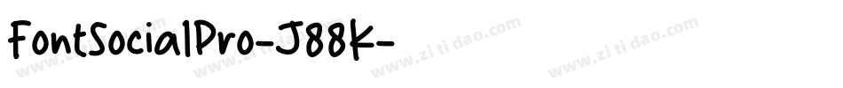 FontSocialPro-J88K字体转换