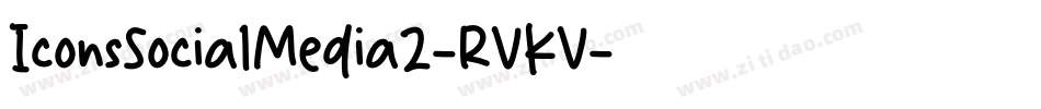IconsSocialMedia2-RVKV字体转换