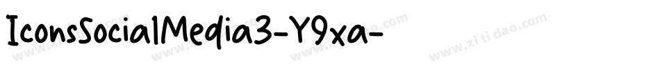 IconsSocialMedia3-Y9xa字体转换