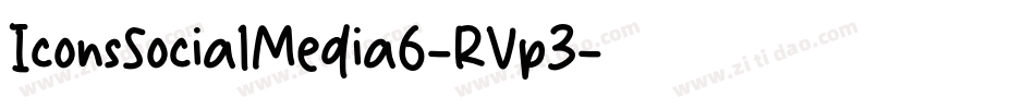 IconsSocialMedia6-RVp3字体转换