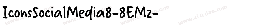 IconsSocialMedia8-8EMz字体转换