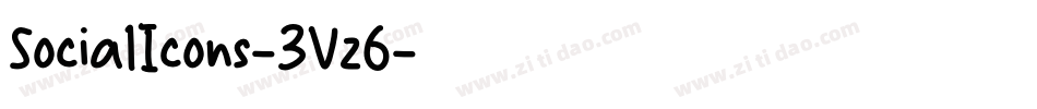 SocialIcons-3Vz6字体转换