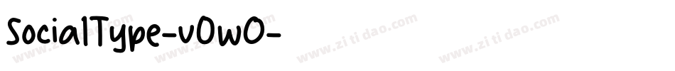 SocialType-v0wO字体转换