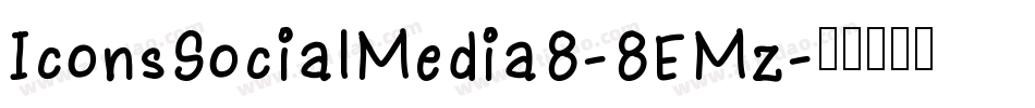 IconsSocialMedia8-8EMz字体转换