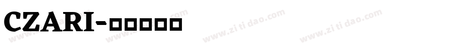 CZARI字体转换