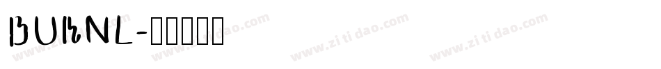 BURNL字体转换