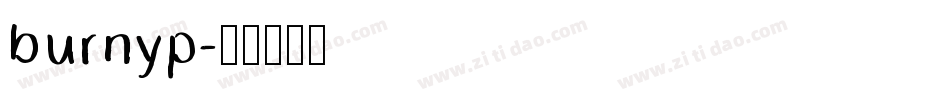 burnyp字体转换